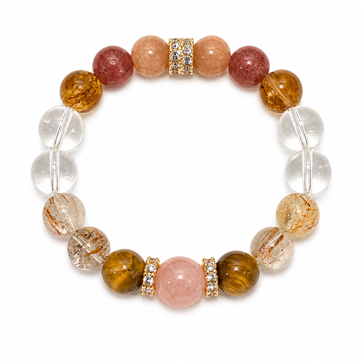 Sunset Love Crystal Bracelet