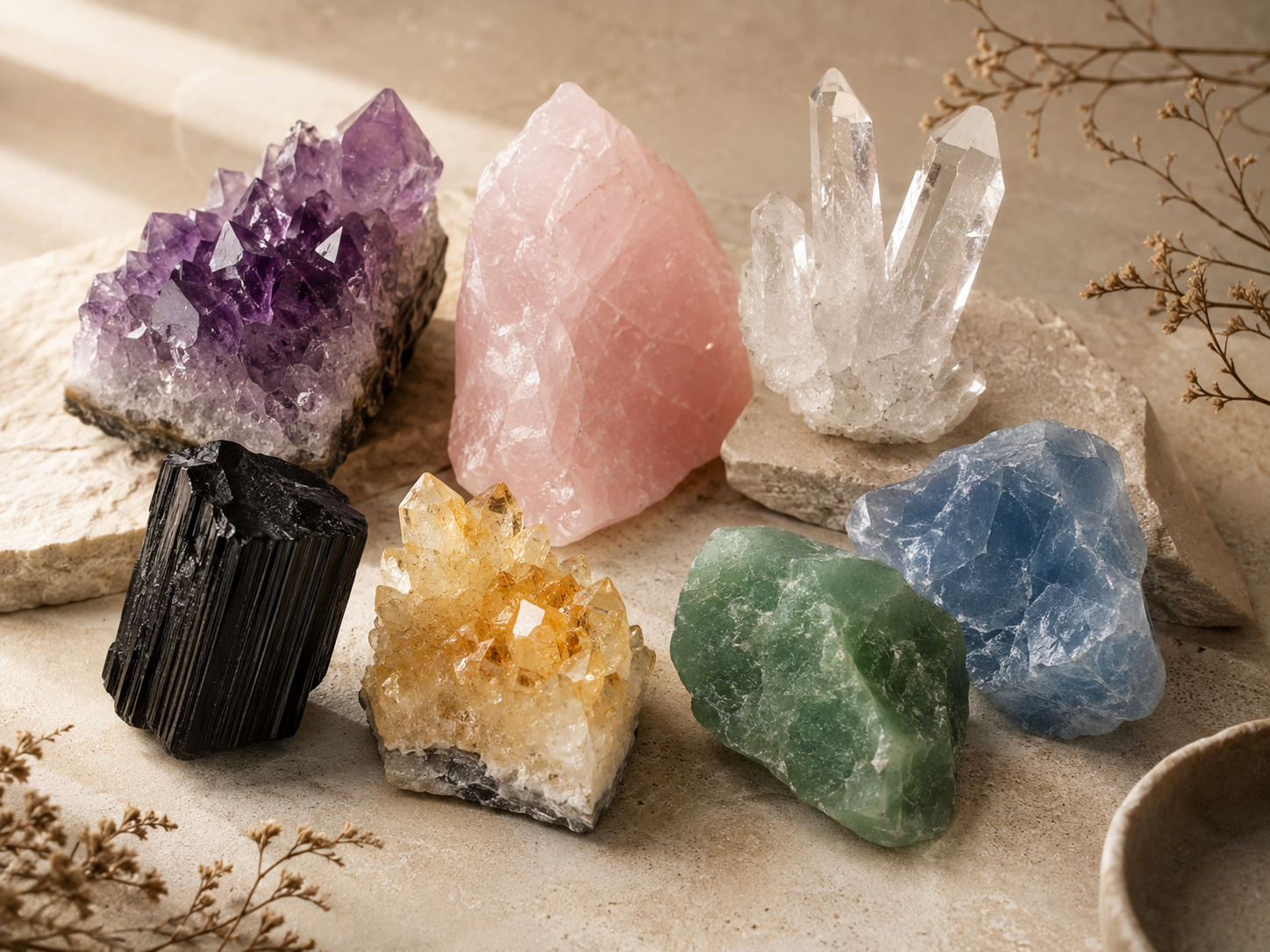 Different crystal colors and their meanings