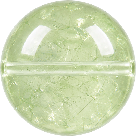 Green Inclusion Quartz bead