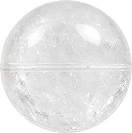 White Phantom Quartz bead